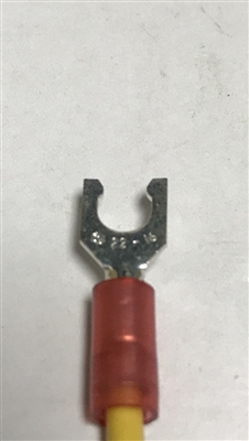 XSS22508N - HOLLINGSWORTH - Spade Mini Spring 22-16 Gauge Funnel FIIG #8 Stud Nylon Insulation Red