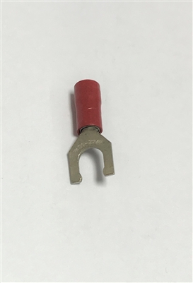 XSS22509 - HOLLINGSWORTH - Spade Mini Spring 22-16 Gauge Funnel FIIG #10 Stud Vinyl Insulation Red