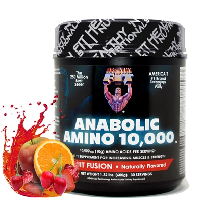 Anabolic Amino 10,000 Powder- Fruit Fusion (30 Servings) 1.32lbs