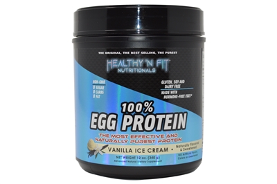 100% Egg Protein Vanilla Flavor 12Oz.