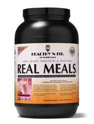 Real Meals - Instant Shake Strawberry Flavor 2Lbs.