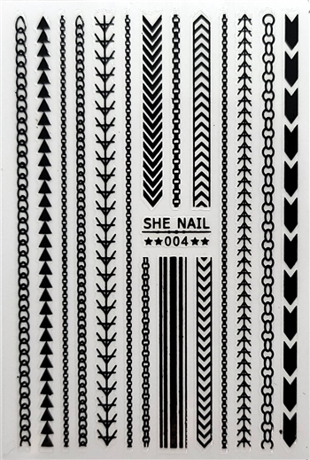 Nail Stickers # 232