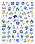 Uruguay Nail Stickers # 459