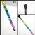 #14 100% Kolinsky Nail Brush (Aqua Rainbow)