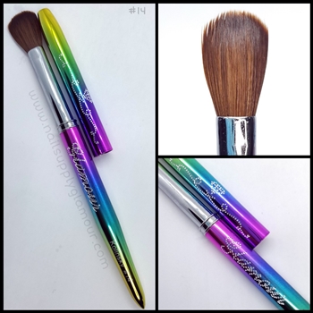 #14 100% Kolinsky Nail Brush (Diamond Rainbow)