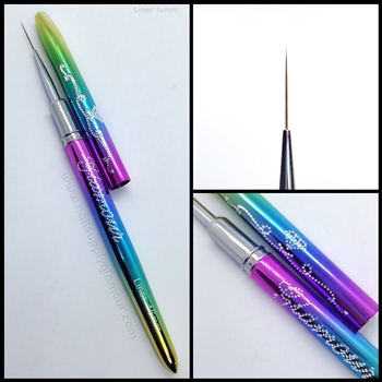 16mm 100% Kolinsky Liner Brush (Diamond Rainbow)