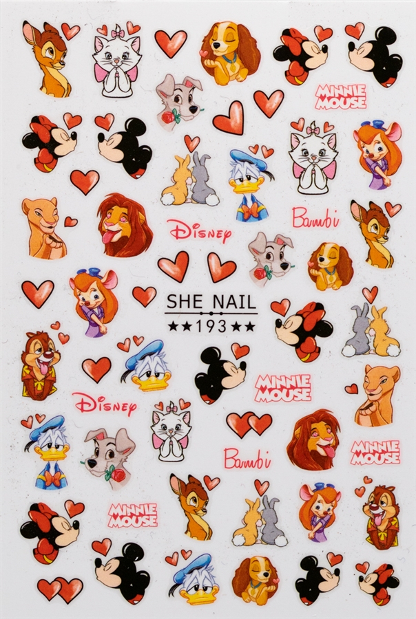 Disney Nail Stickers # 408