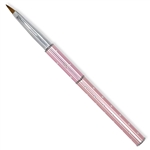 #2 100% Kolinsky 3D Nail Brush (Metallic Pink)