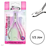 CUTICLE NIPPER 1/2 Jaw (SILVER)