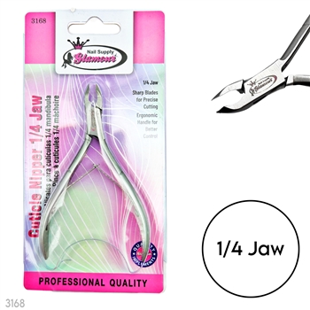 CUTICLE NIPPER 1/4 Jaw (SILVER)