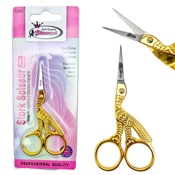 Stork Scissors (Gold)