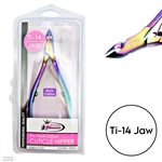 CUTICLE NIPPER Ti-14 Jaw (Multi-Color)