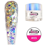 Glamour AB Glitter Acrylic Collection #03 1oz