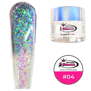 Glamour AB ACRYLIC GLITTER 1 oz #04