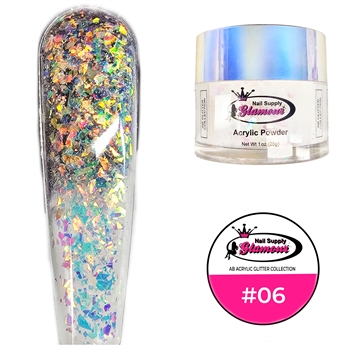 Glamour AB ACRYLIC GLITTER 1 oz #06