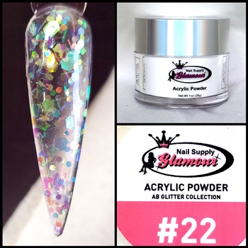 Glamour AB ACRYLIC GLITTER #22