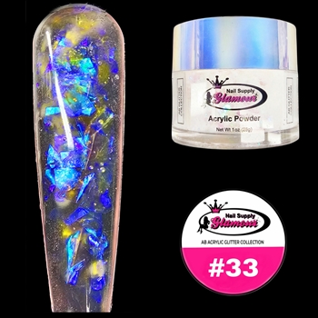 Glamour AB ACRYLIC GLITTER 1 oz # 33