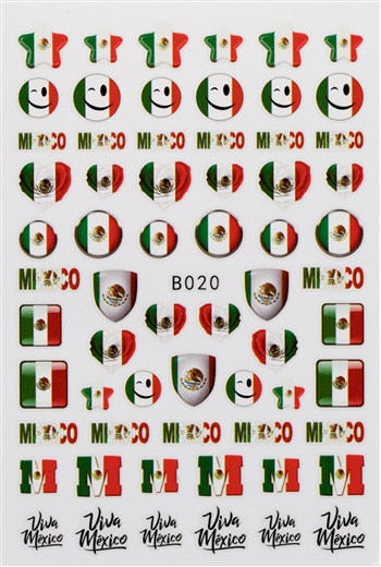 Mexico Nail Stickers # 445