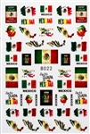Mexico Nail Stickers # 447
