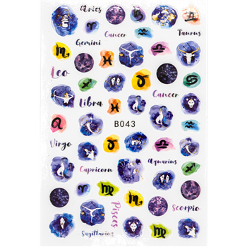 Horoscope Nail Stickers # 537