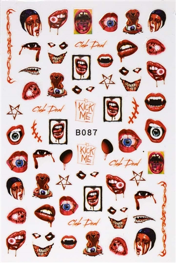 Halloween Nail Stickers # 484
