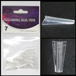 Ballerina Nail Tips CLEAR (REFILLS) 50 pcs