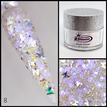 Butterfly Acrylic Glitter 1oz #8