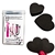 HEART LINT-FREE Nail Wipes (Black) 200 pcs