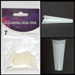 Ballerina Nail Tips NATURAL (REFILLS) 50 pcs