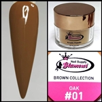 Glamour BROWNS Acrylic Collection OAK #01 1oz