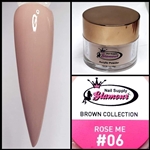 Glamour BROWNS Acrylic Collection ROSE ME #06 1oz