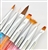 Diamond Handle Synthetic Brush Set 7pcs