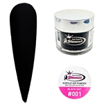 Glamour 2 in 1 Acrylic & Dip Powder BLACK OUT 001 2oz