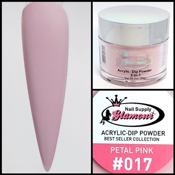 Glamour 2 in 1 Acrylic & Dip Powder PETAL PINK 017 2oz