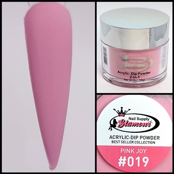 Glamour 2 in 1 Acrylic & Dip Powder PINK JOY 019 2oz