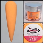 Glamour 2 in 1 Acrylic & Dip Powder ORANGE SLIME 028 2oz