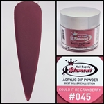 Glamour 2 in 1 Acrylic & Dip Powder COULD IT BE CRANBERRY 045 2oz