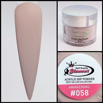 Glamour 2 in 1 Acrylic & Dip Powder AWAKENING 058 2oz