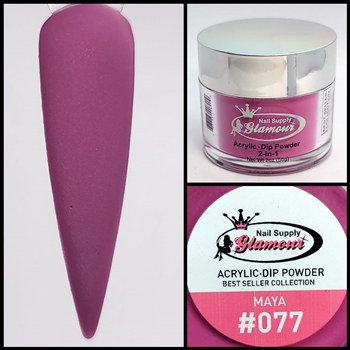 Glamour 2 in 1 Acrylic & Dip Powder MAYA 077 2oz