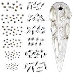 Clear Crystal Shapes / Sizes Mix