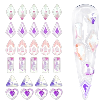 Crystals Mix Shapes (Opal AB)