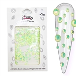 Crystals Mix Sizes (Green)
