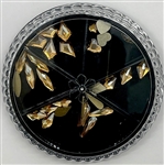 Nail Deco Wheel (Crystal Gold)