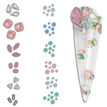 Opal Mix 3D Shapes Crystals