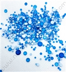 Crystals MIX SIZES ( NEON BLUE ) 1440 pcs