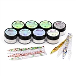 Christmas Acrylic Glitter Collection 1/2oz  #1-8