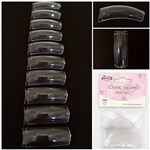 Classic Square Nail Tips ( clear ) 50pcs Bag #3