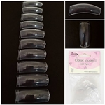 Classic Square Nail Tips ( clear ) 50pcs Bag #5