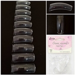 Classic Square Nail Tips ( clear ) 50pcs Bag #9