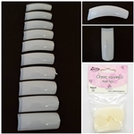 Classic Square Nail Tips ( natural ) 50pcs Bag #4